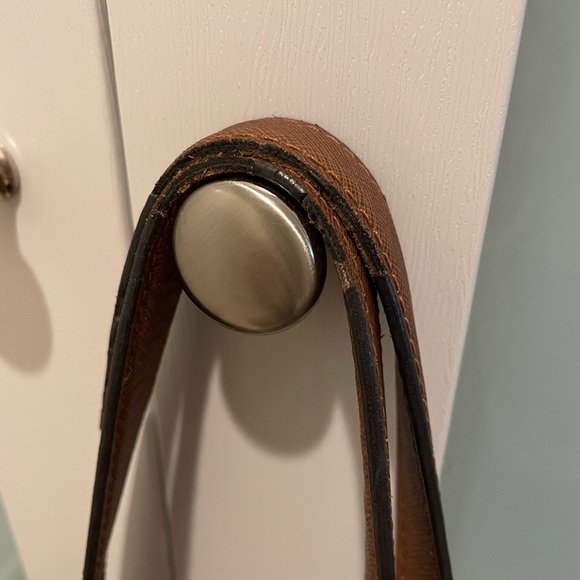 Calvin Klein Cognac & Gold chain Bag - Picture 7 of 9